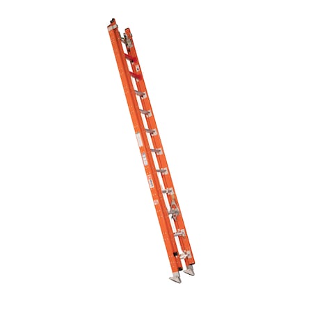 Bauer Ladder 24 ft Fiberglass Extension Ladder, 375 lb Load Capacity 38124